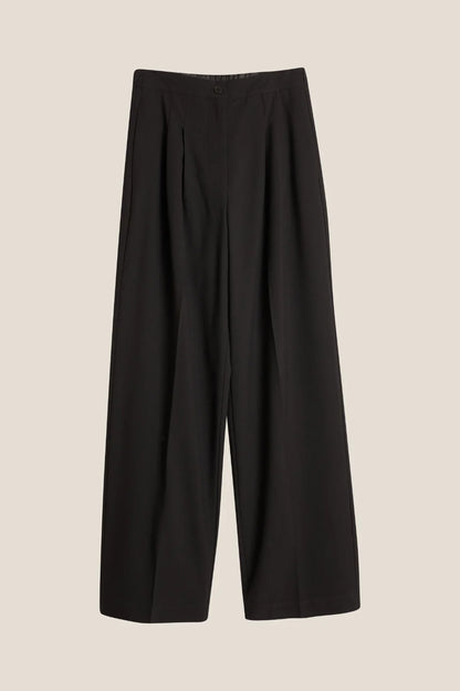URSULA WOOL TROUSERS BLACK