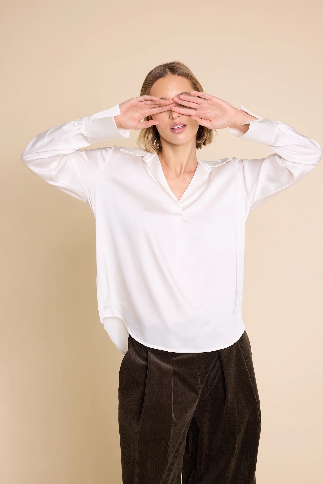 VIVIAN BLOUSE CREME