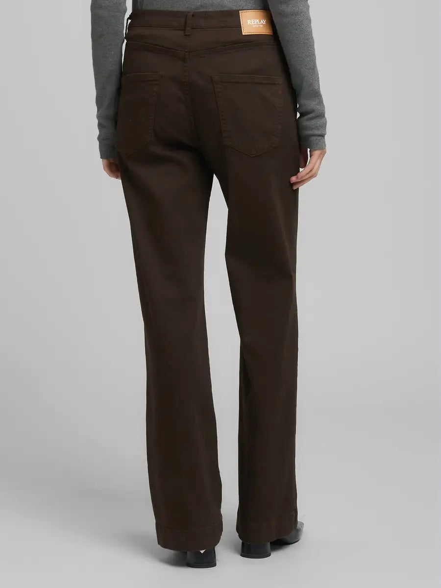 MELJA  RELAXED FIT JEANS WARM COFFEE