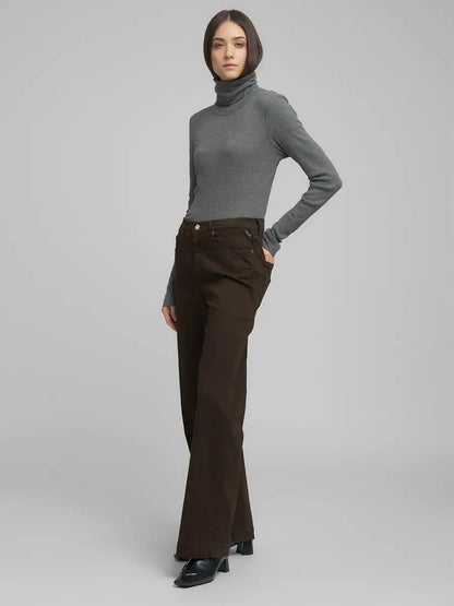 MELJA  RELAXED FIT JEANS WARM COFFEE