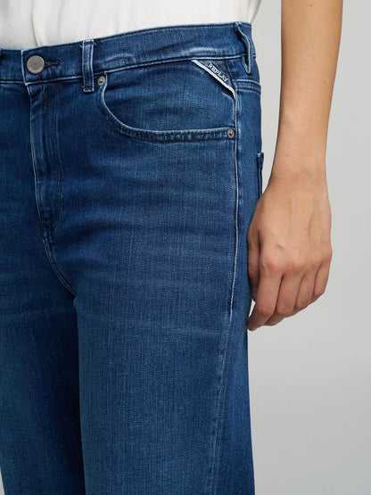 MELJA RELAXED-FIT JEANS DARK BLUE