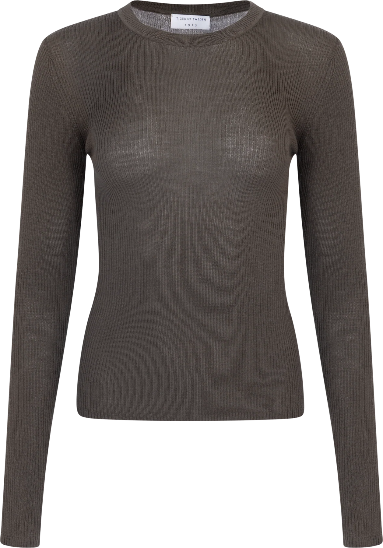 OVIE MERINO PULLOVER MUD