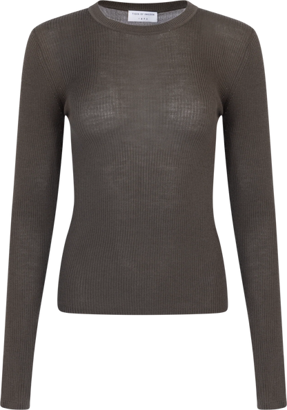 OVIE MERINO PULLOVER MUD
