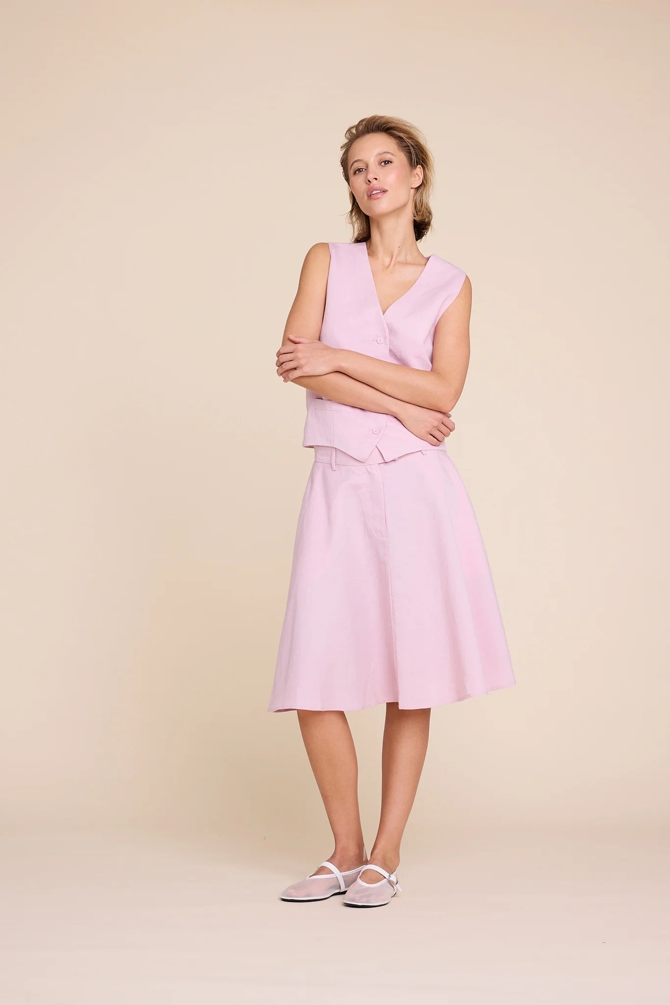 WEST LINEN PINK