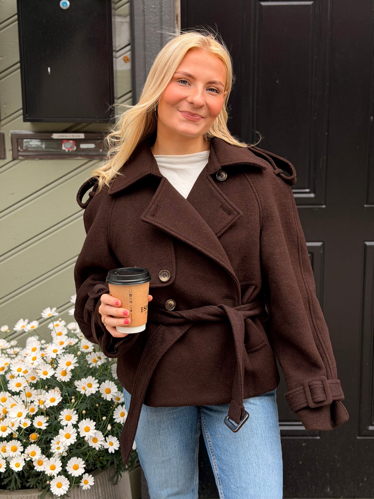 PRE-SALE! CAIA WOOL JACKET BRUN