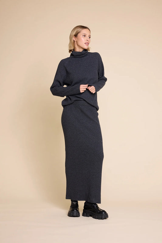 ZELDA SKIRT ANTRACITE