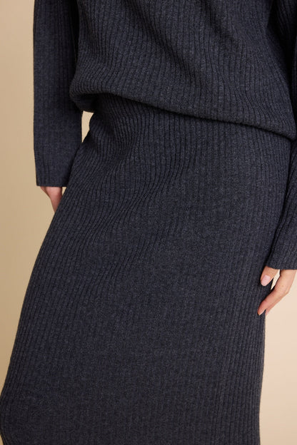 ZELDA SKIRT ANTRACITE