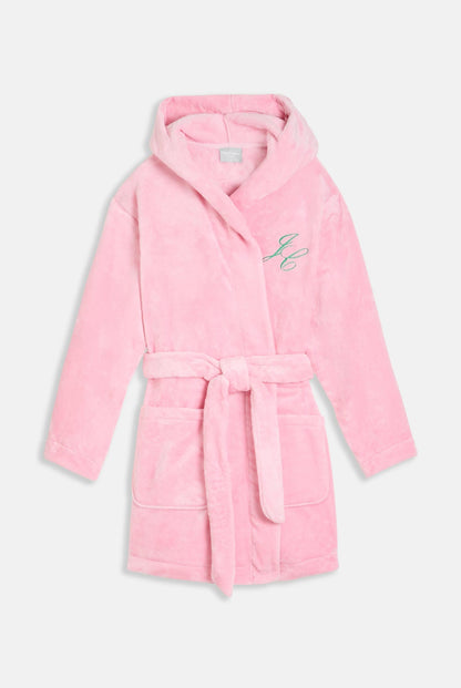 CROWN PLUSH HOODED ROBE