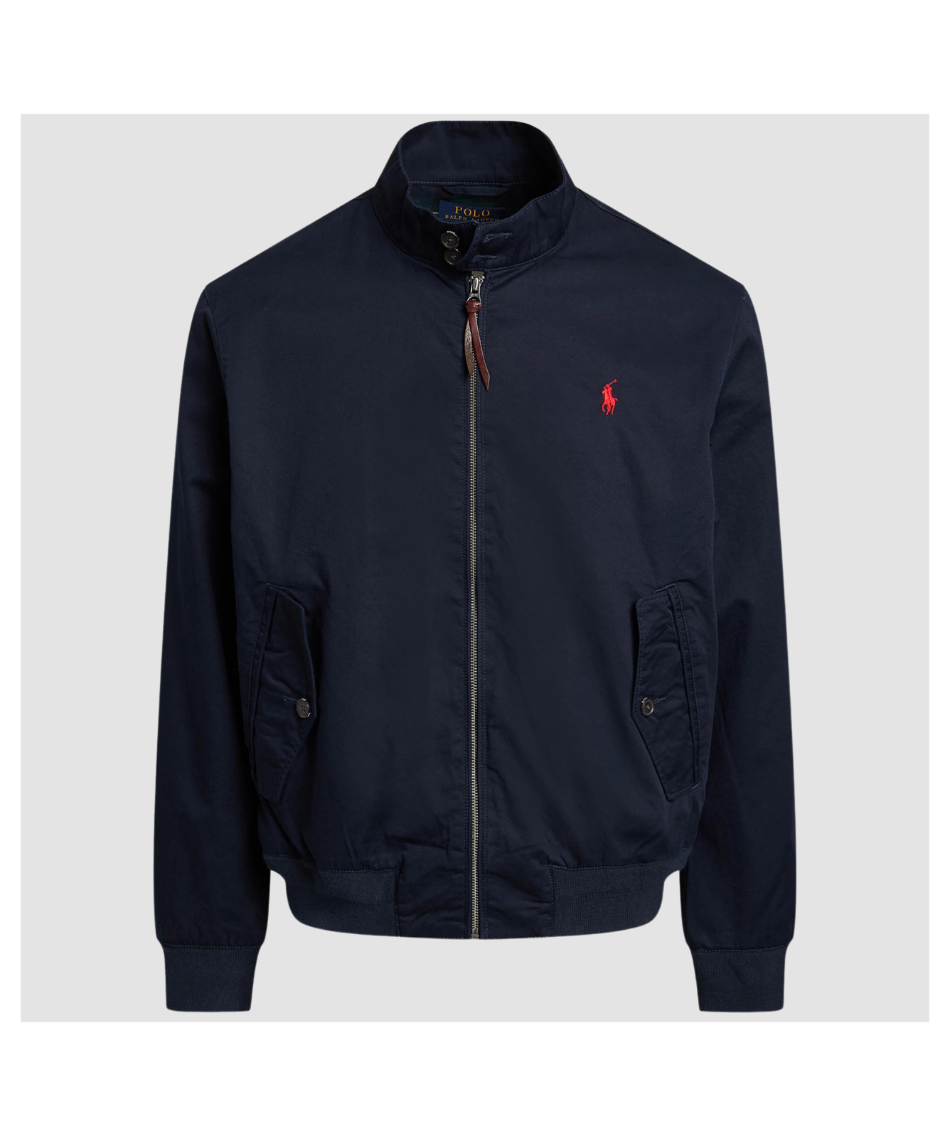 BEDFORD TWILL BOMBER JACKET NAVY