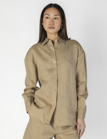 Agnes Oversized Linen Shirt