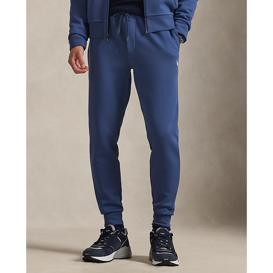 DOUBLE-KNIT JOGGING BOTTOMS NAVY BLUE
