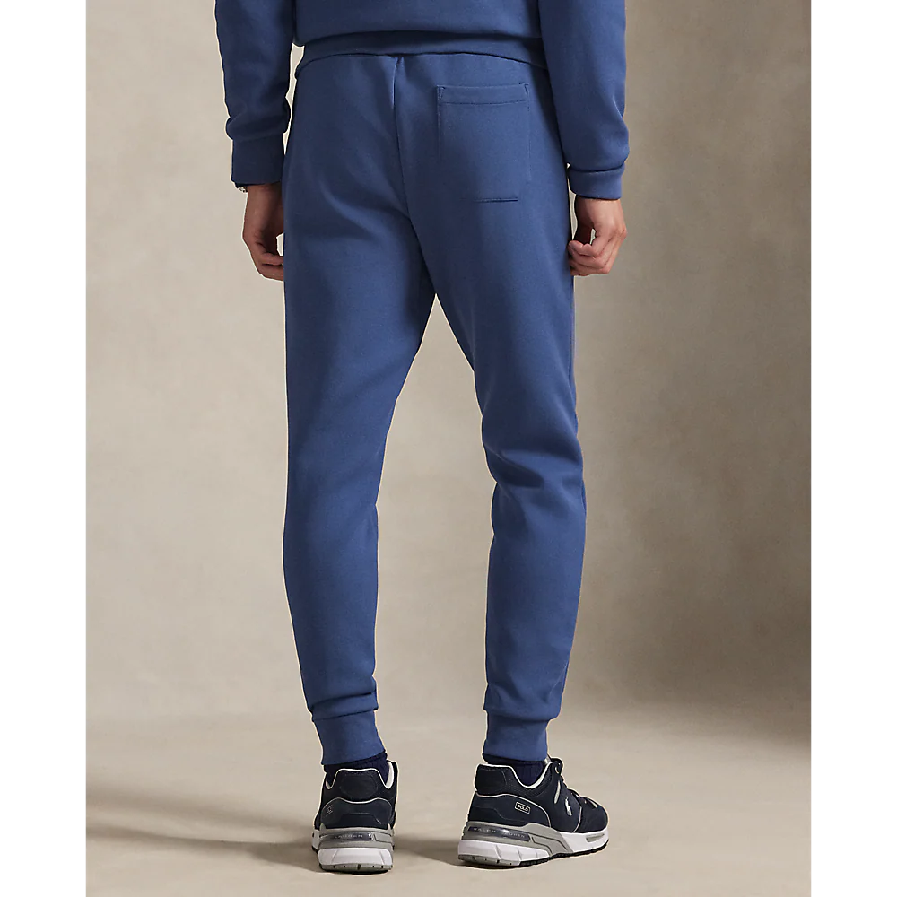 DOUBLE-KNIT JOGGING BOTTOMS NAVY BLUE