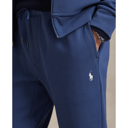 DOUBLE-KNIT JOGGING BOTTOMS NAVY BLUE