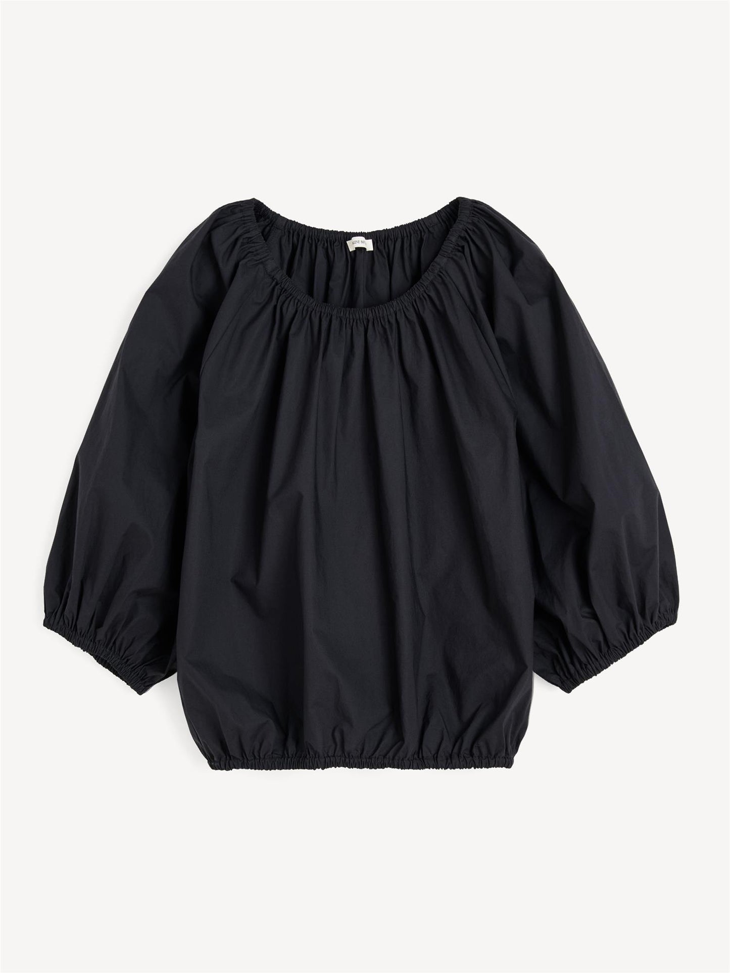 LELOW COTTON BLOUSE BLACK