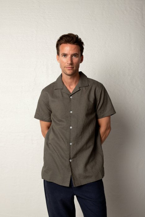 BEACH SHIRT SOLID LAUREL WREATH