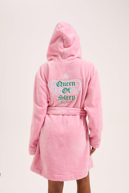CROWN PLUSH HOODED ROBE