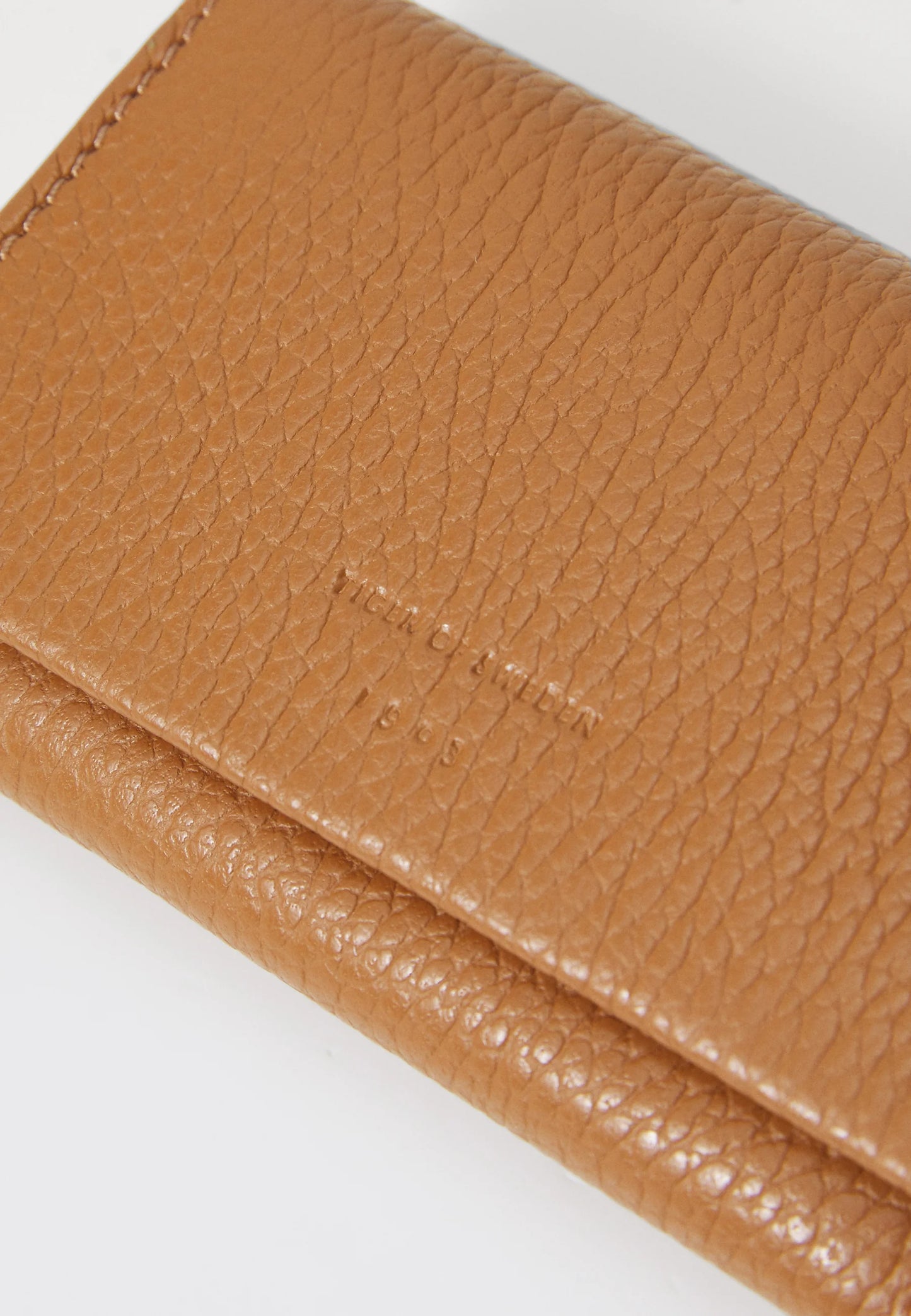 VIGLO LEATHER WALLET DARK HONEY
