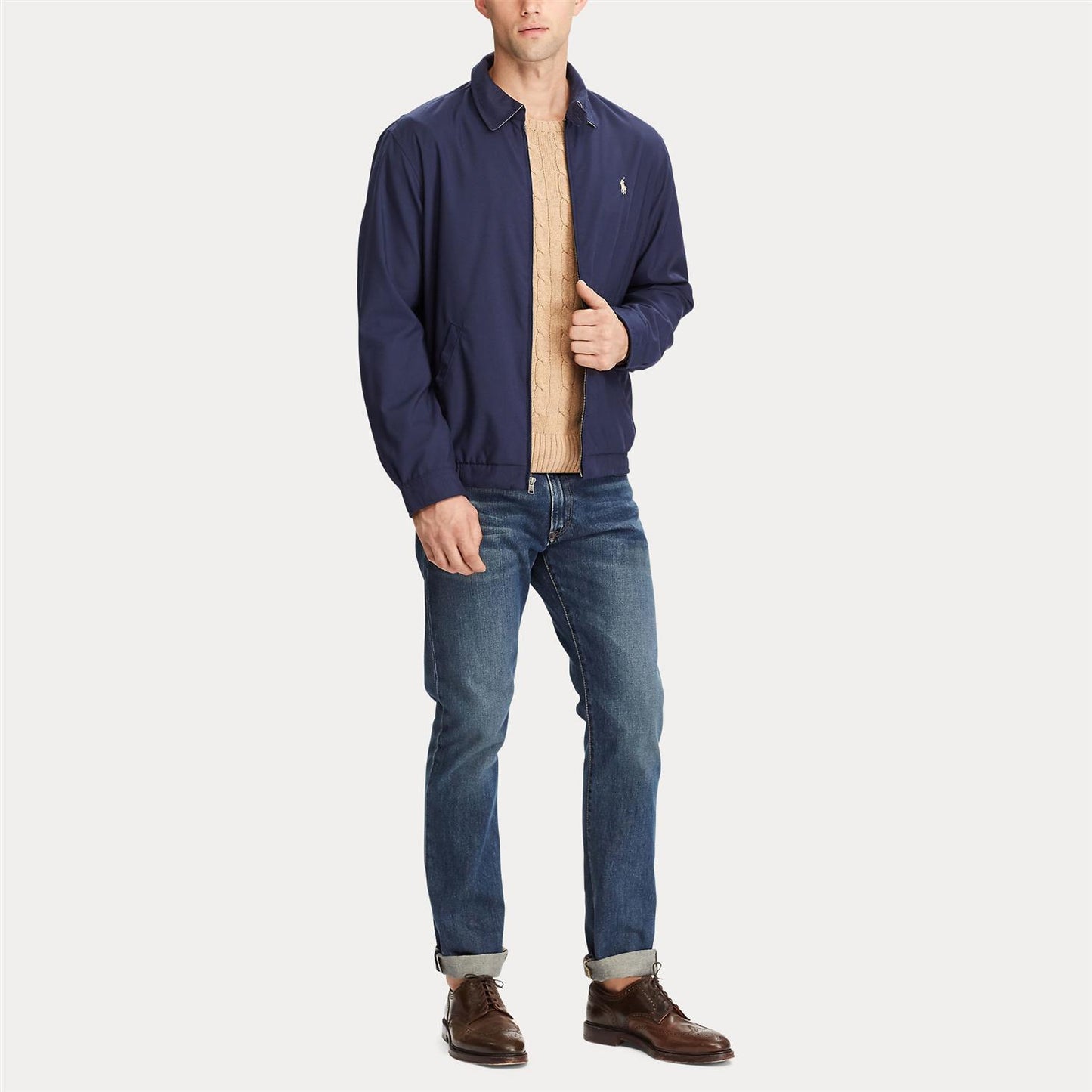 BI SWING LINED JACKET NAVY