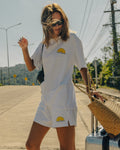 DONNA SWEAT SHORTS WHITE