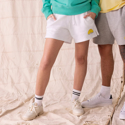 DONNA SWEAT SHORTS WHITE