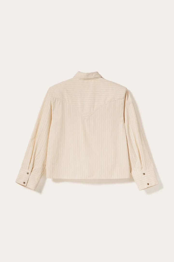 MYRA SHIRT DONNIE CREAM STRIPE