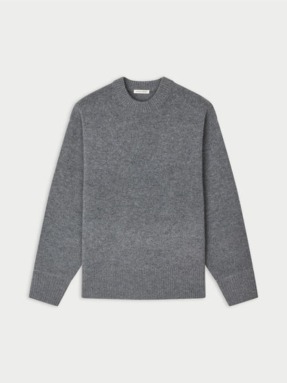 BRADLEY WOOL SWEATER GREY MELANGE