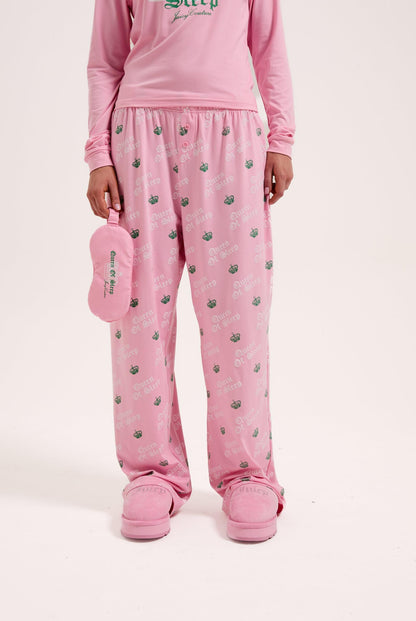 QUEEN OF SLEEP LS PYJAMA SET ROSA