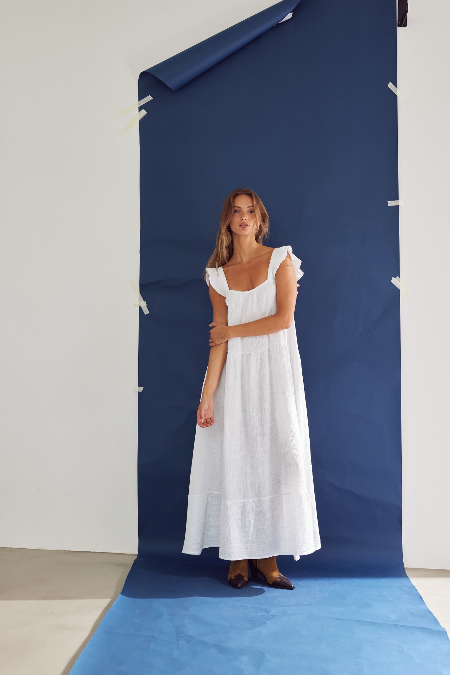 LINA DRESS WHITE