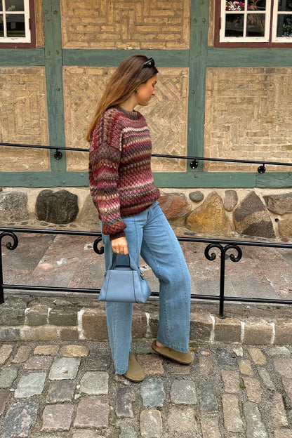 GIO KNIT SWEATER RUST MIX