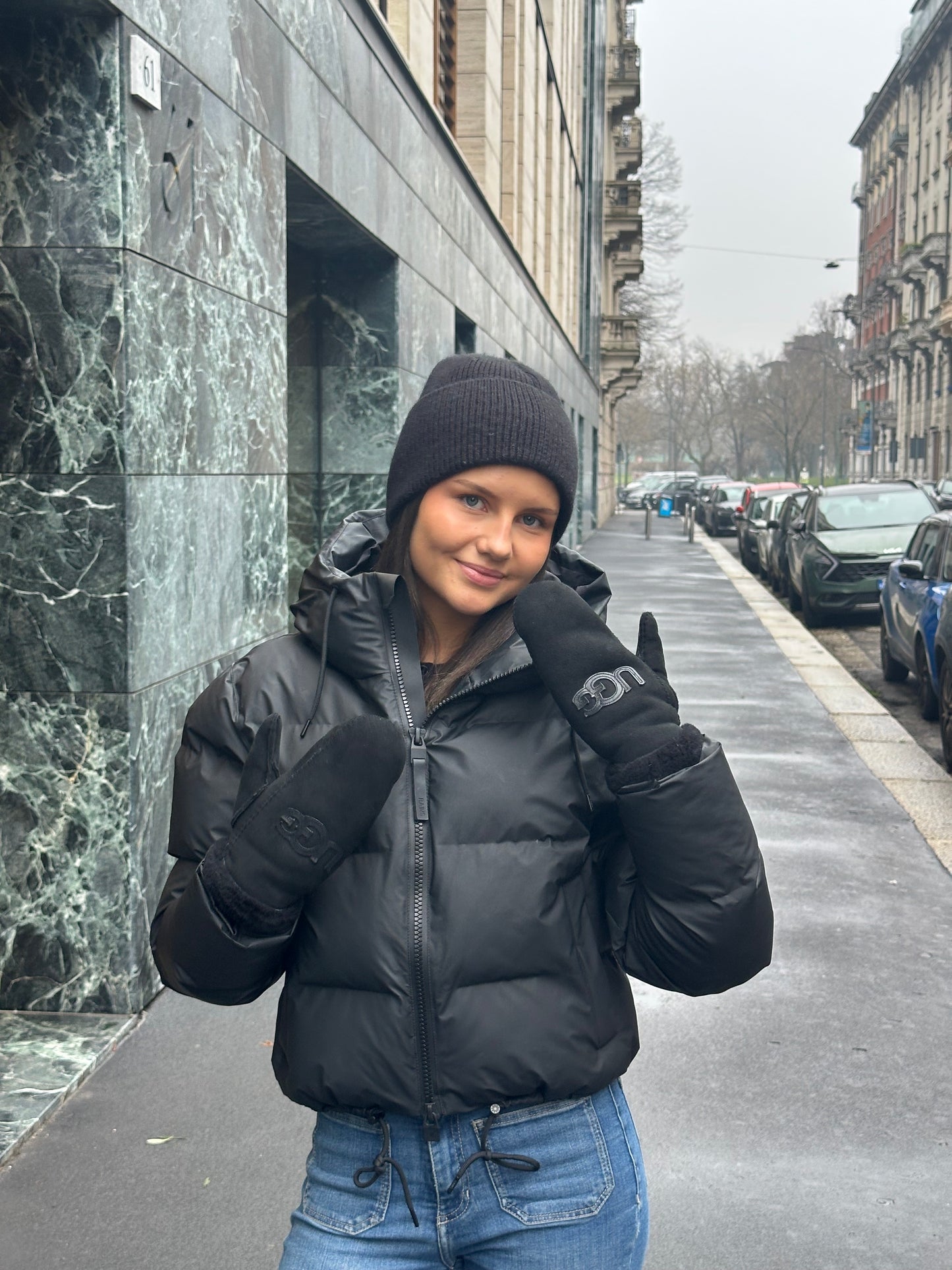 ALTA SHORT PUFFER JACKET W3T3 BLACK