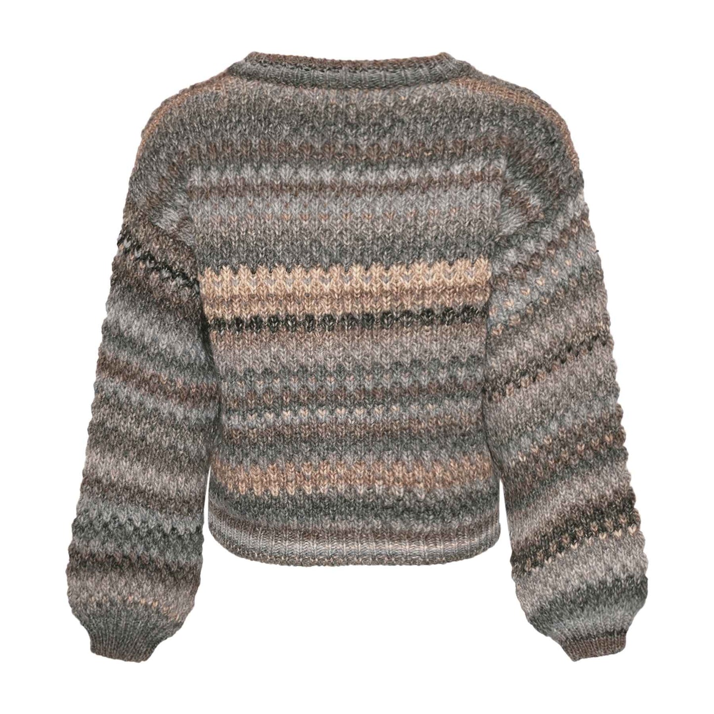 KAE KNIT CARDIGAN LIGHT GREY MIX