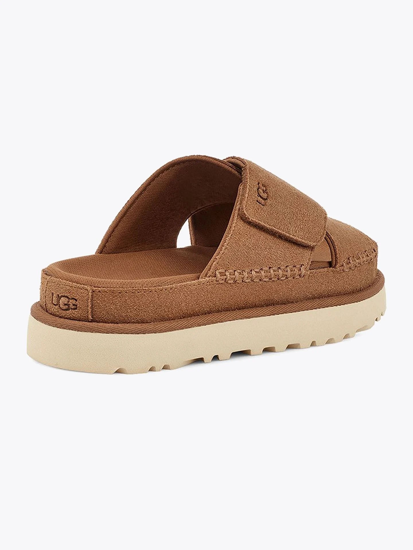 W GOLDENSTAR CROSS SLIDE CHESTNUT