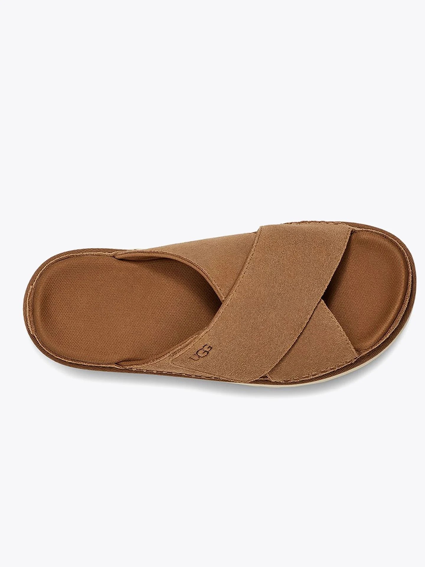 W GOLDENSTAR CROSS SLIDE CHESTNUT