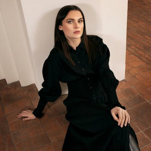 KAROLINE KJOLE SORT