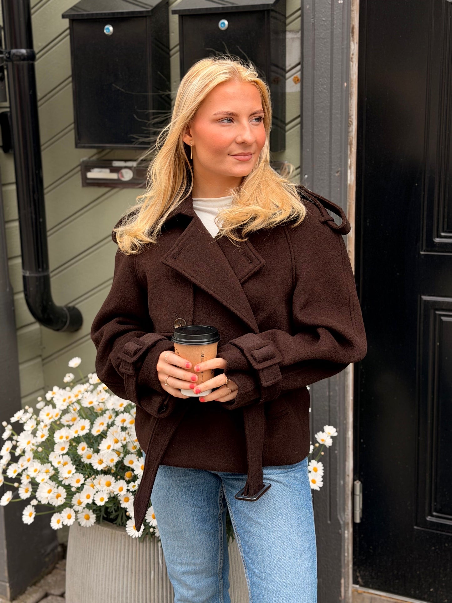 PRE-SALE! CAIA WOOL JACKET BRUN