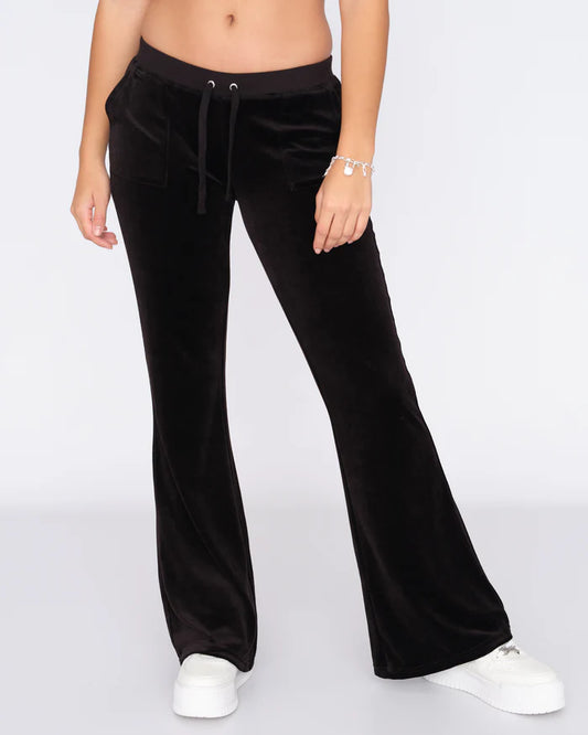 HERRITAGE CAISA ULTRA LOW RISE PANTS BLACK