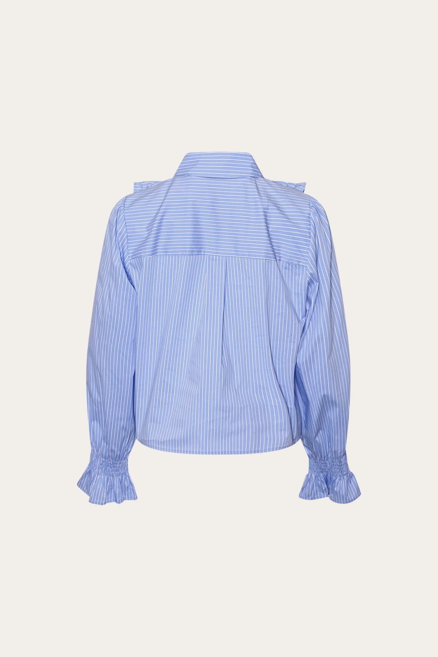 LUCINA BLOUSE BLUE WHITE STRIPE