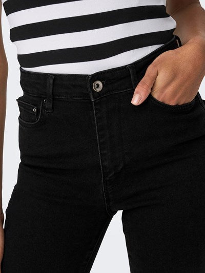ICONIC HIGHWAIST SHAPE UP JEANS SORT