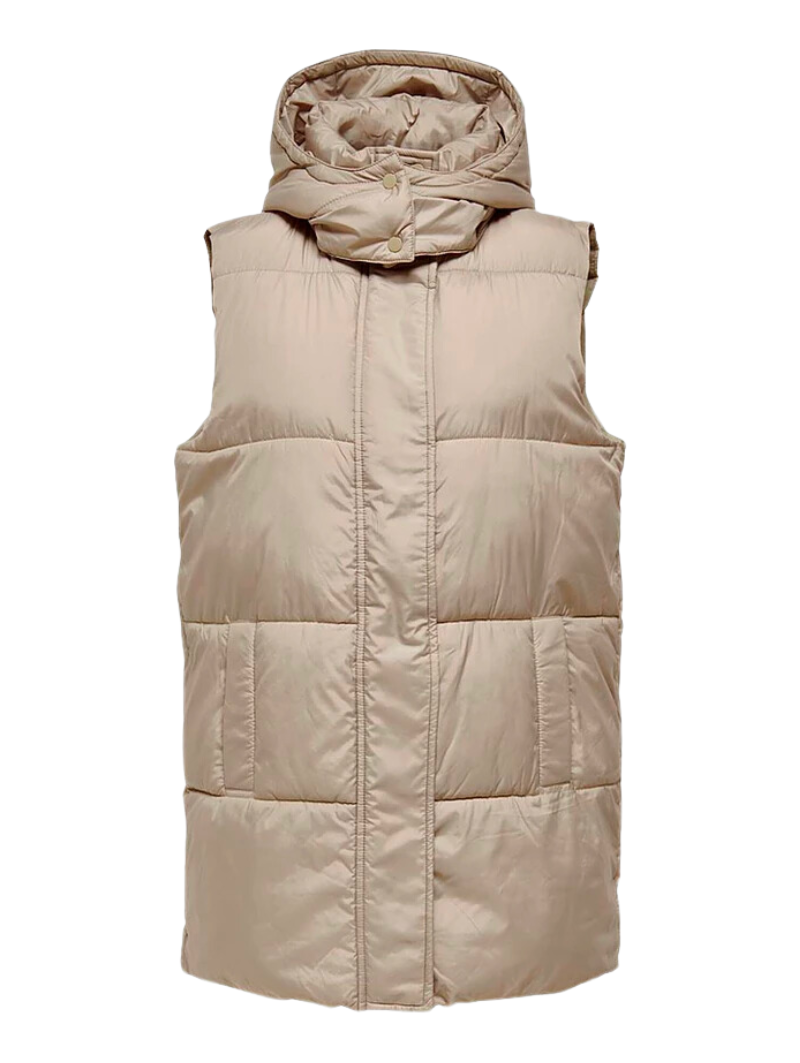DEMY PADDED WAISTCOAT BEIGE