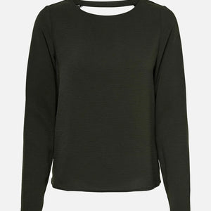 METTE LACE TOPP ÅPEN RYGG GRØNN
