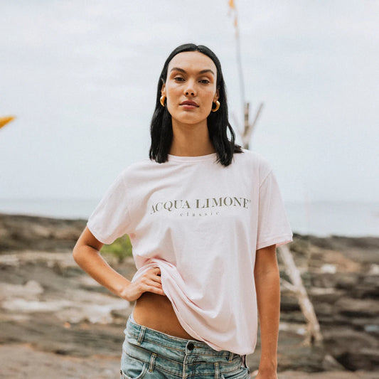 T-SHIRT CLASSIC PALE PINK