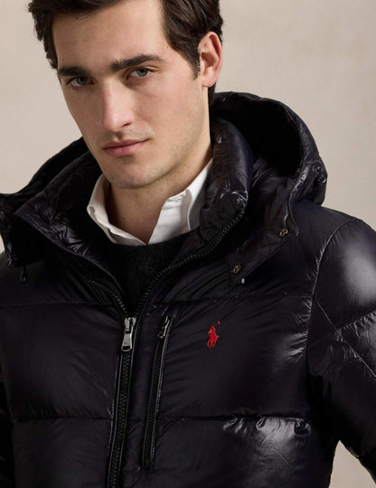 GORHAM DOWN JACKET SHINY BLACK