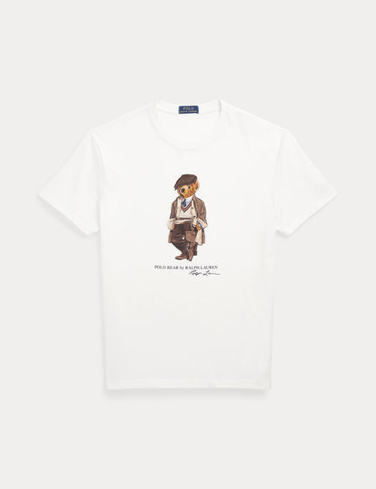 POLO BEAR JERSEY T-SHIRT DECKWASH WHITE
