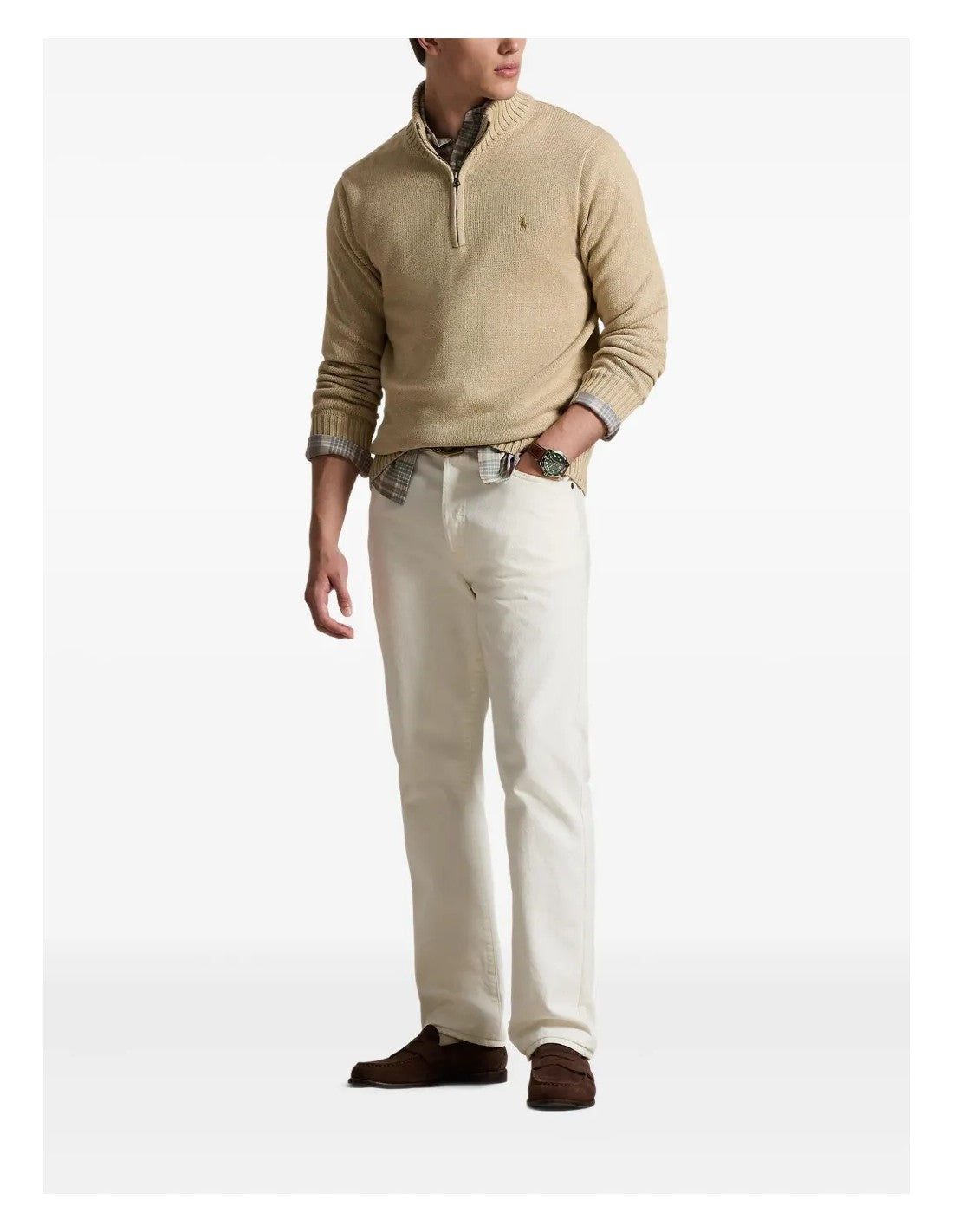LONG SLEEVE PULLOVER DUNE MELANGE