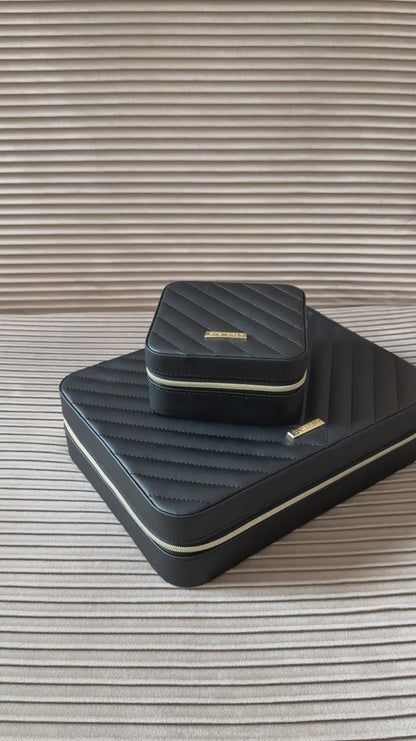 JEWELRY CASE LARGE BLACK