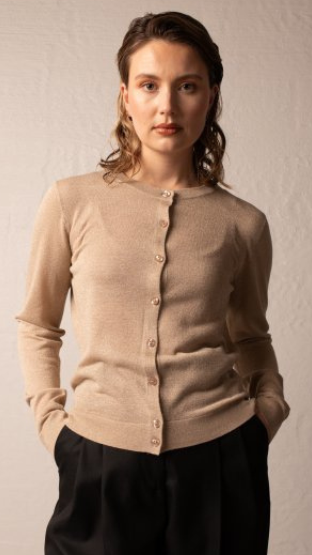 LISA CARDIGAN GOLDEN