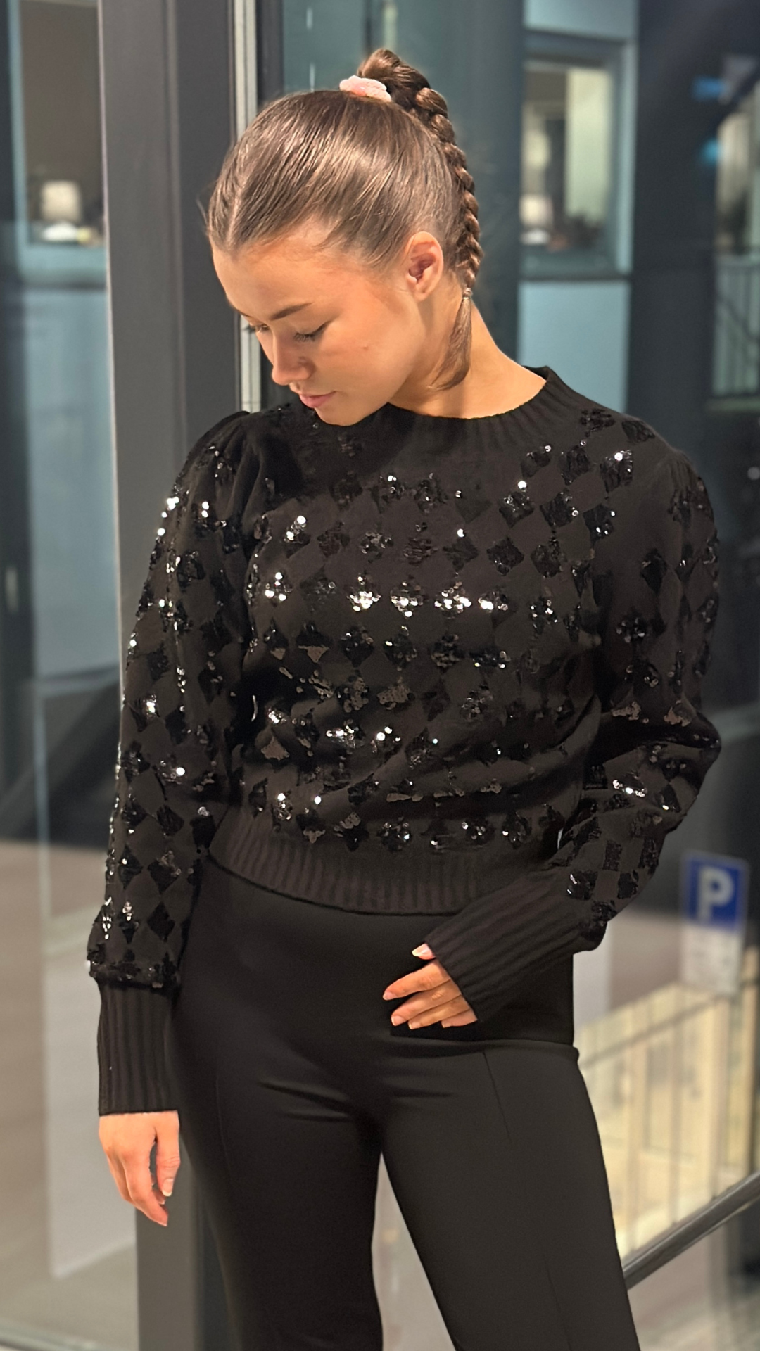 Paris Sequin Knit
