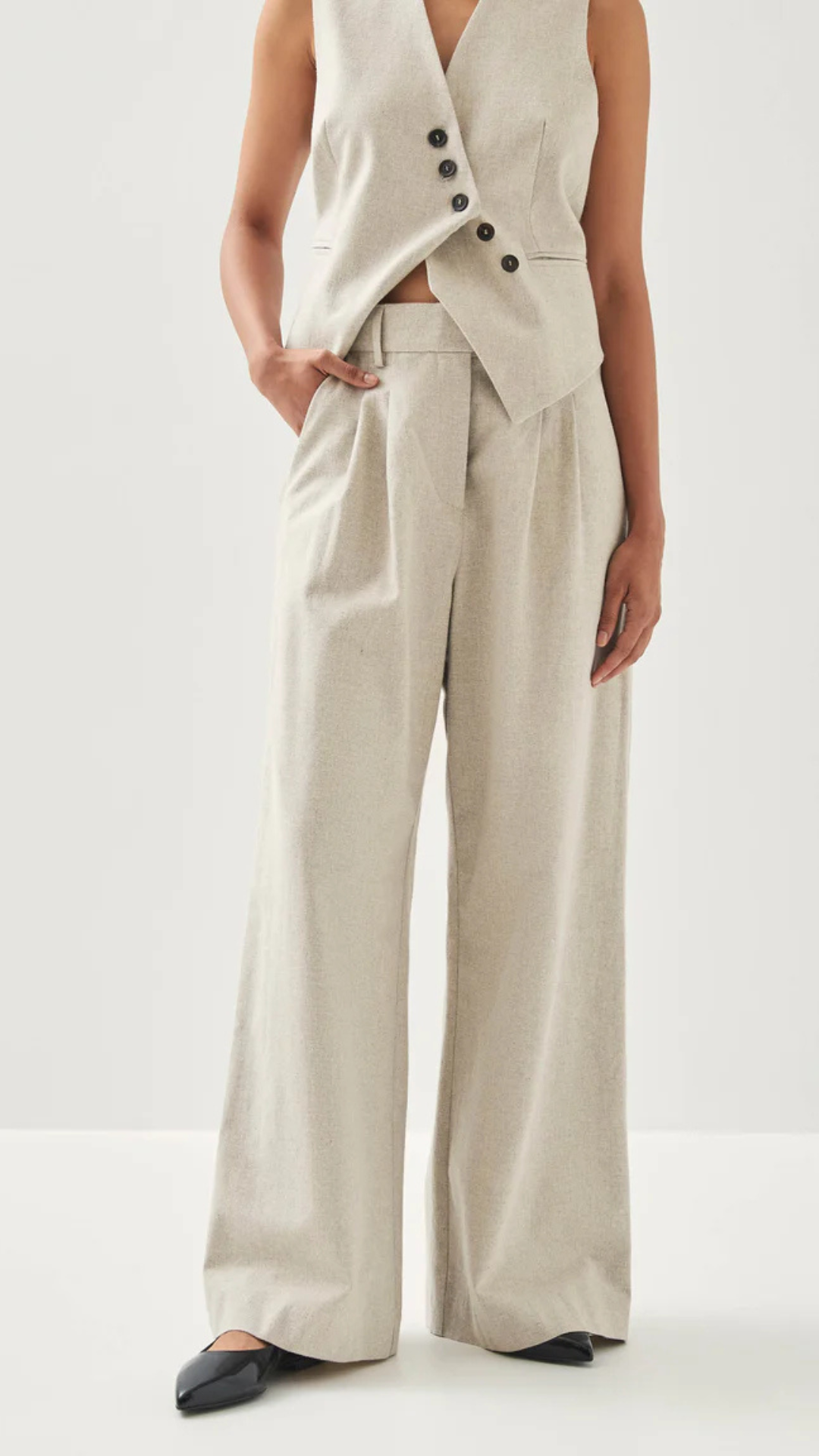 Meran Cream Trousers