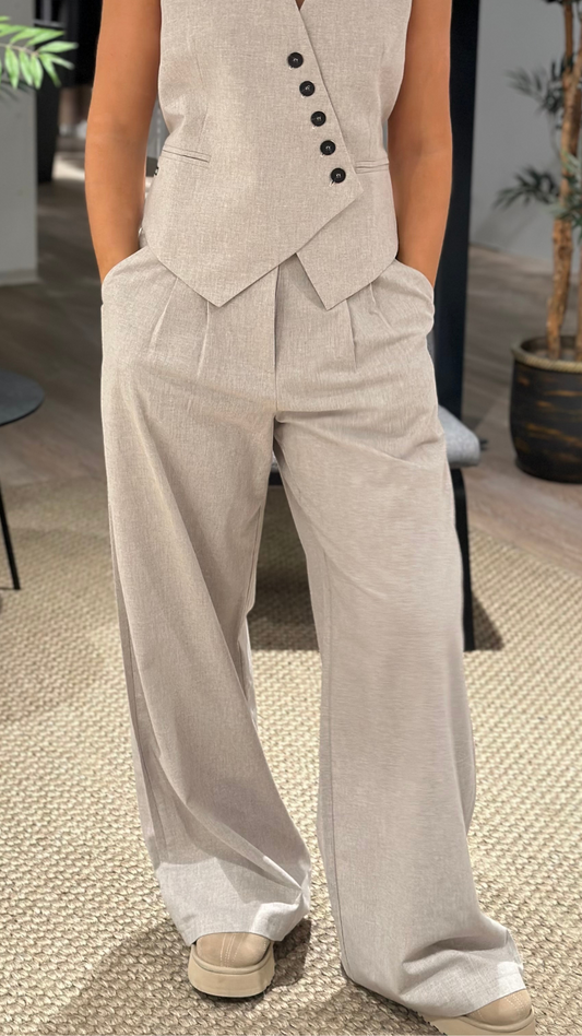 Meran Cream Trousers
