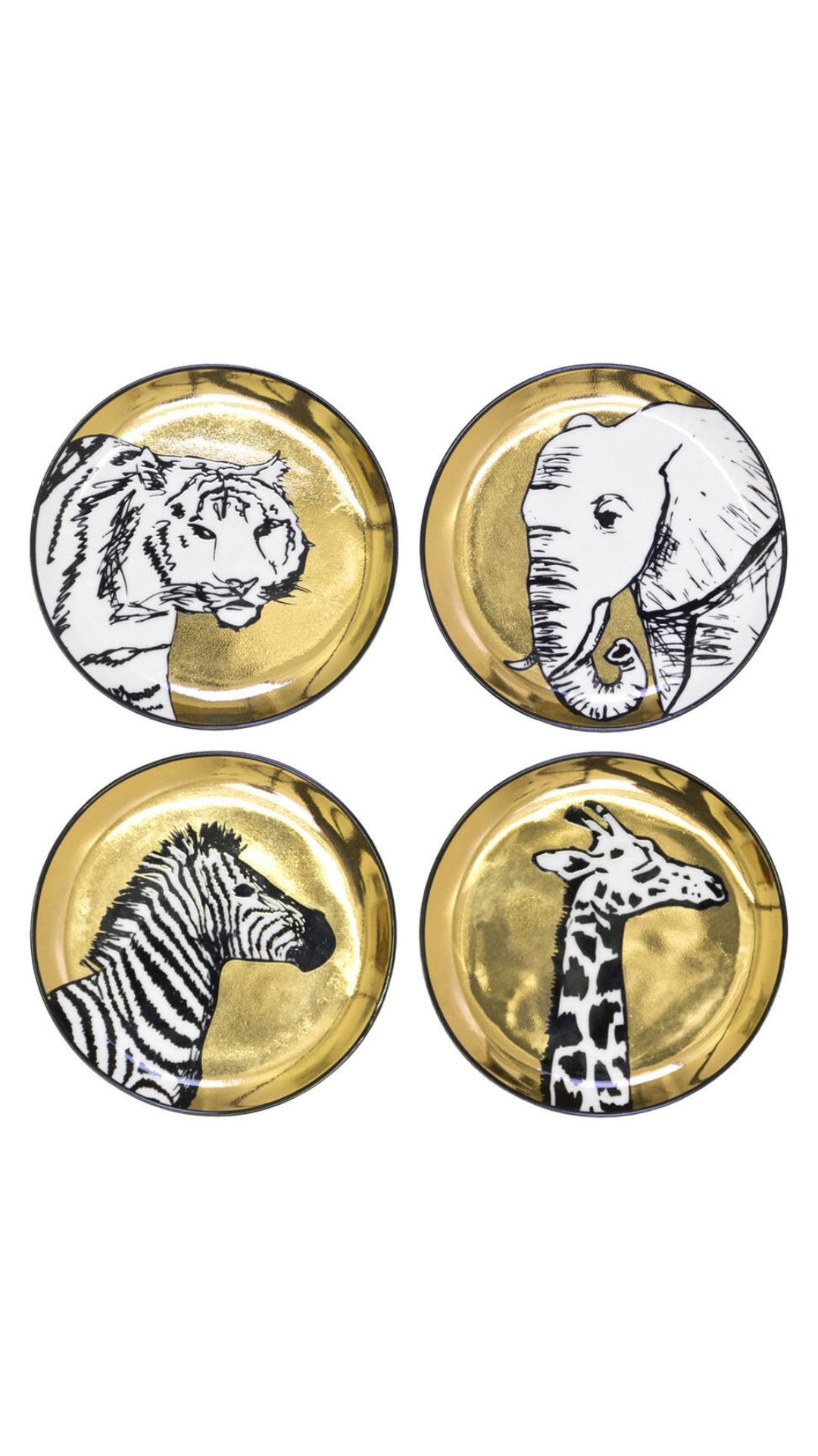 ANIMALIA COASTERS 4 DELER